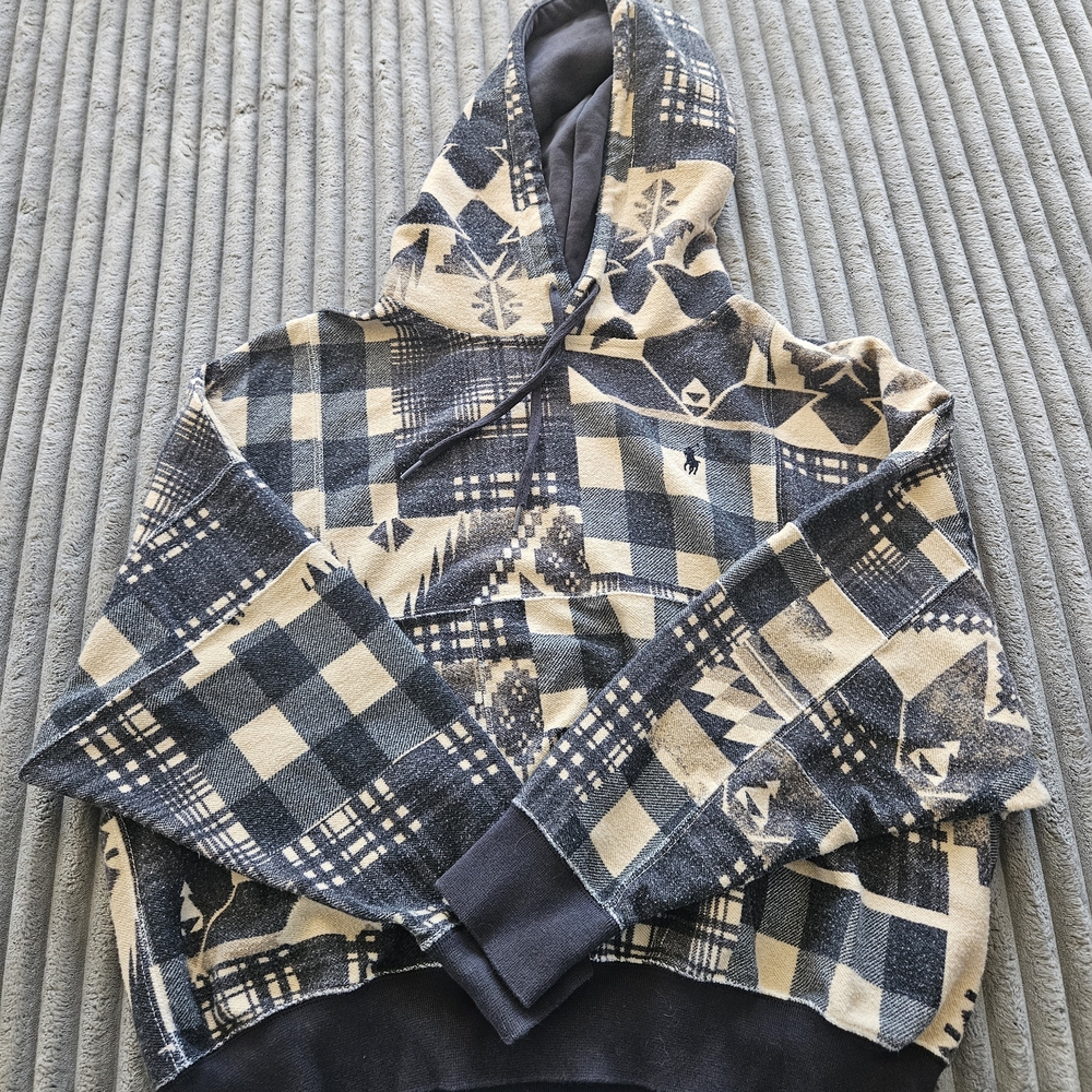 Ralph Lauren Gray and Cream Patterned Jacket
